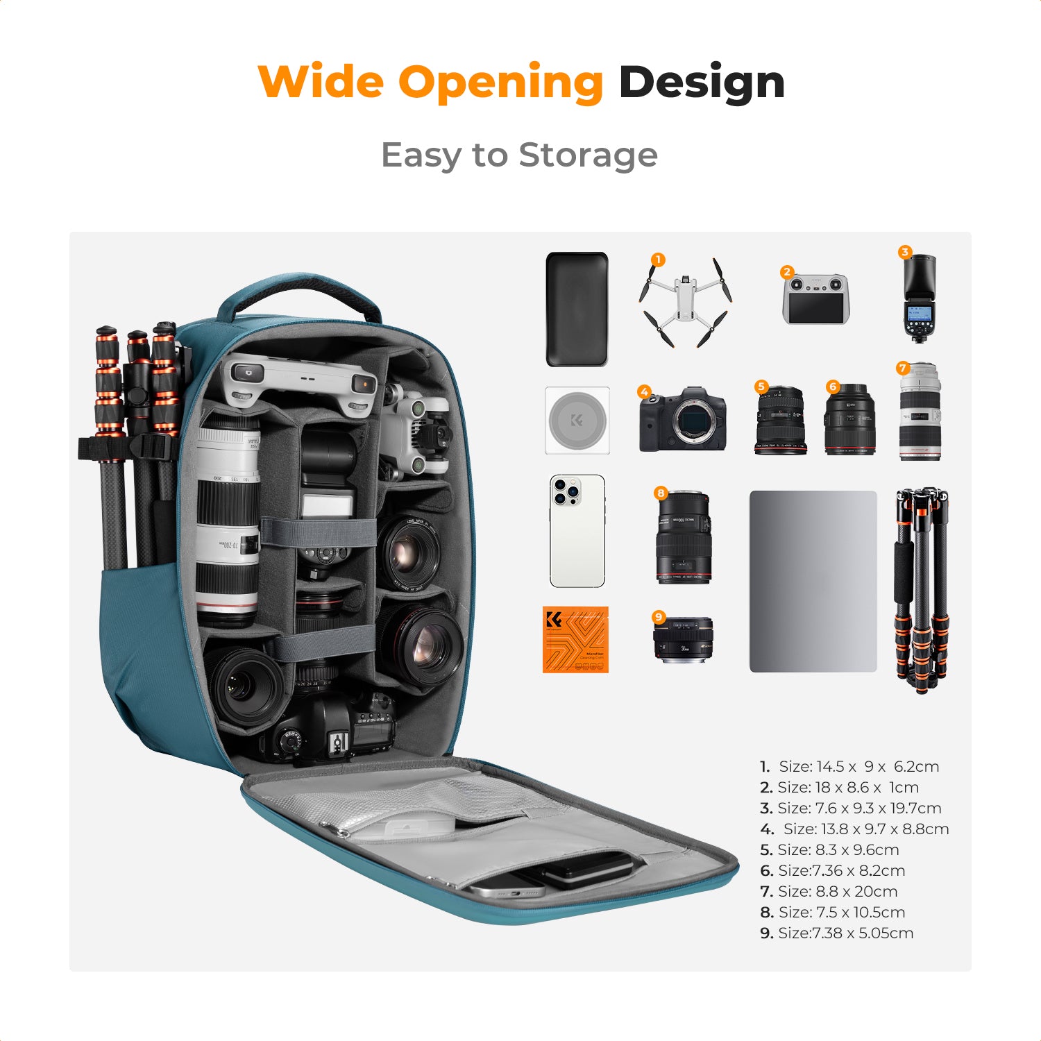 K&F Concept Camera Backpack,Hardshell Photography DSLR Camera Bag with 15-15.6 Inch Laptop Compartment Waterproof Hard Shell K&F Concept Camera Backpack,Hardshell Photography DSLR Camera Bag with 15-15.6 Inch Laptop Compartment Waterproof Hard Shell